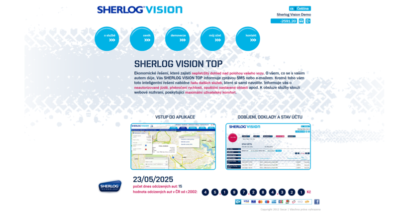 Sherlog O vozidla se staráme již 30 let. | Ukončení služeb SHERLOG Vision | O ...